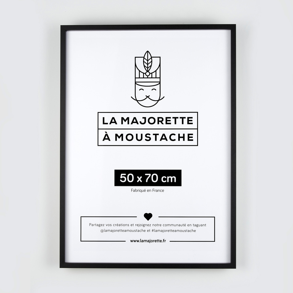Affiche sur les plus grands interprètes de la chanson française - La  Majorette à Moustache